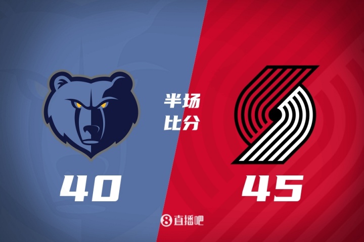 🏀半场-杨瀚森14分钟6中3拿下8分2板2助！开拓者领先灰熊5分！
